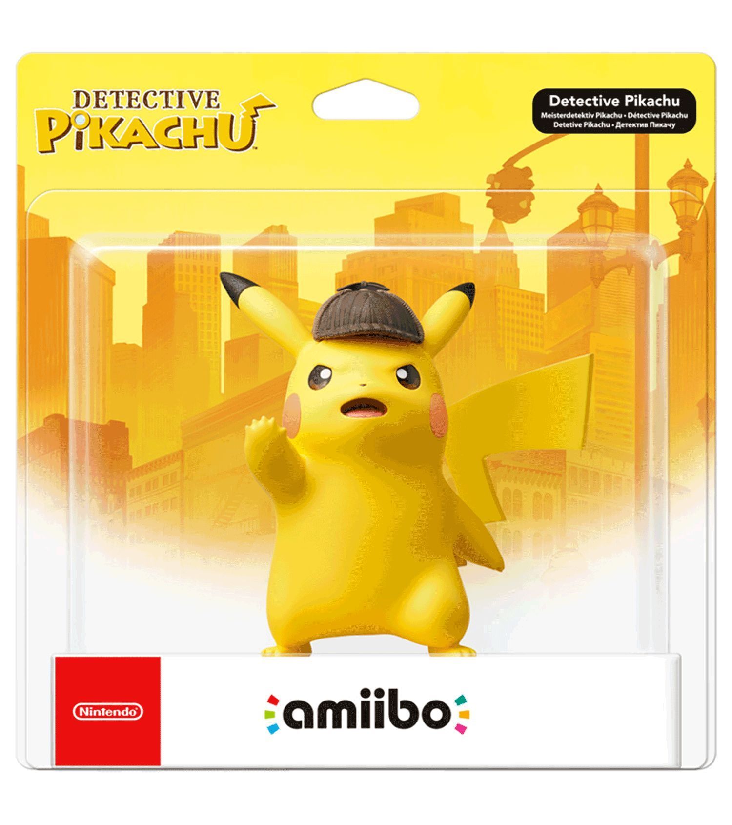 Интерактивная фигурка Amiibo Detective Pikachu для Nintendo Switch