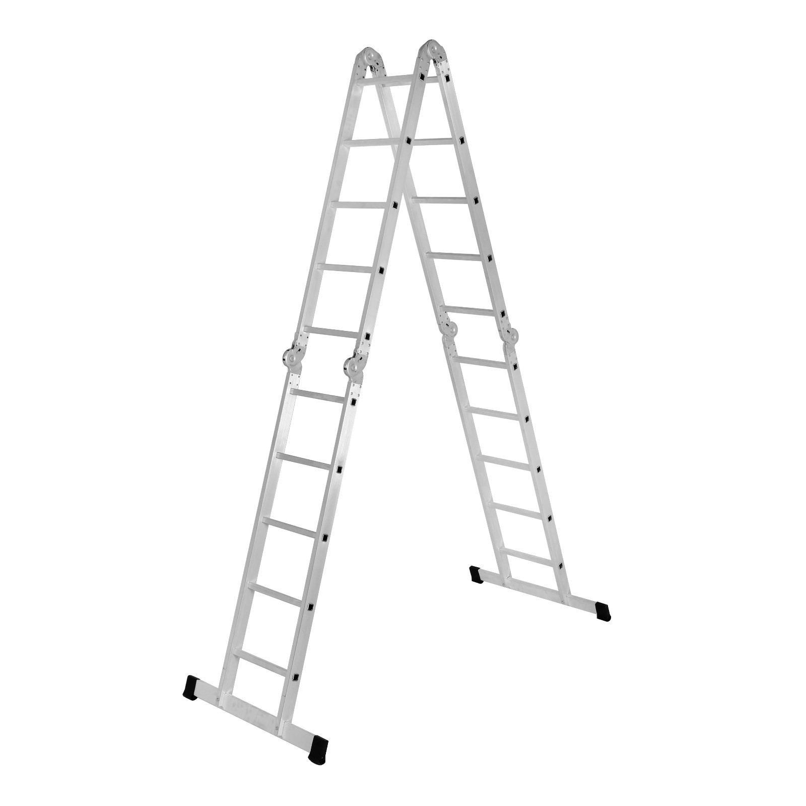 лестница flexinox standard 3 ступени люкс aisi 304 87112934 Лестница-трансформер ТУНДРА 9938526, алюминиевая, 9938526, 4х5 ступени