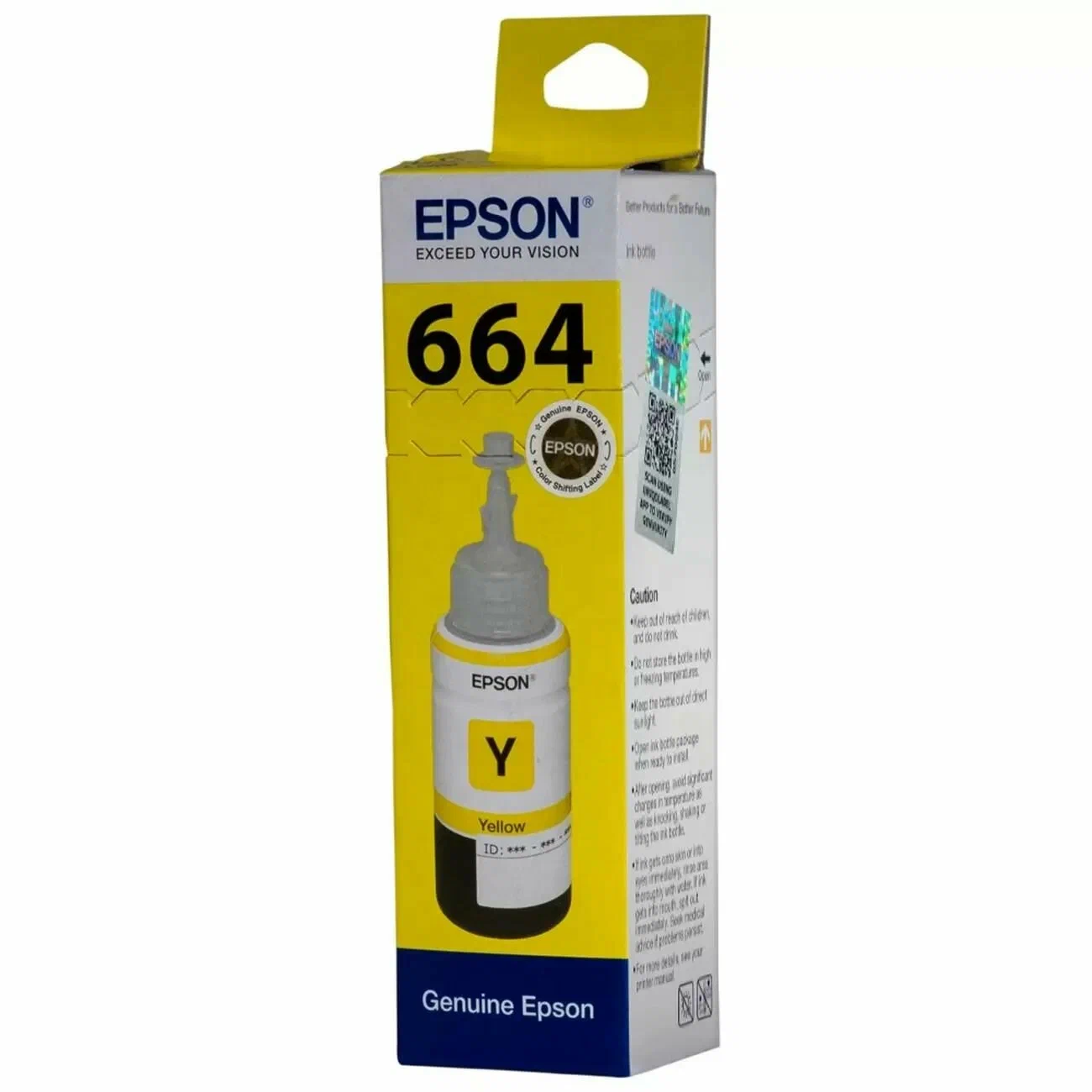 

Epson 664 желтый (C13T664498), №673 C13T664498 желтый