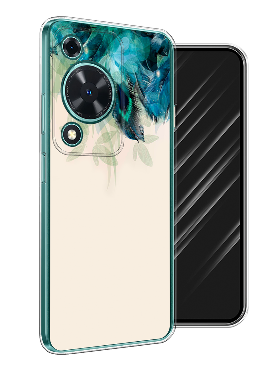 

Чехол Awog на Huawei Nova Y72 "Перья голубого цвета", Бежевый;синий;бирюзовый, 6123650-1
