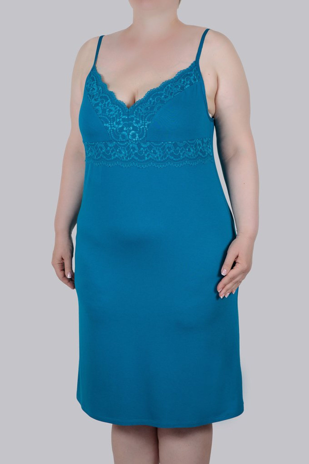 

Ночная сорочка женская Литвин 0086/1 синяя 2XL, 0086/1