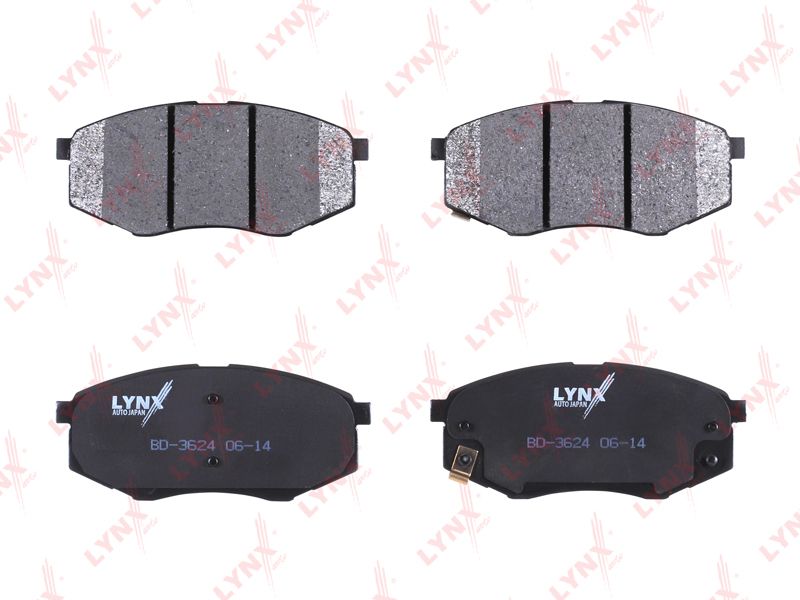 

Колодки тормозные передние дисковые Hyundai Sonata VI 09>15 Lynx BD3624