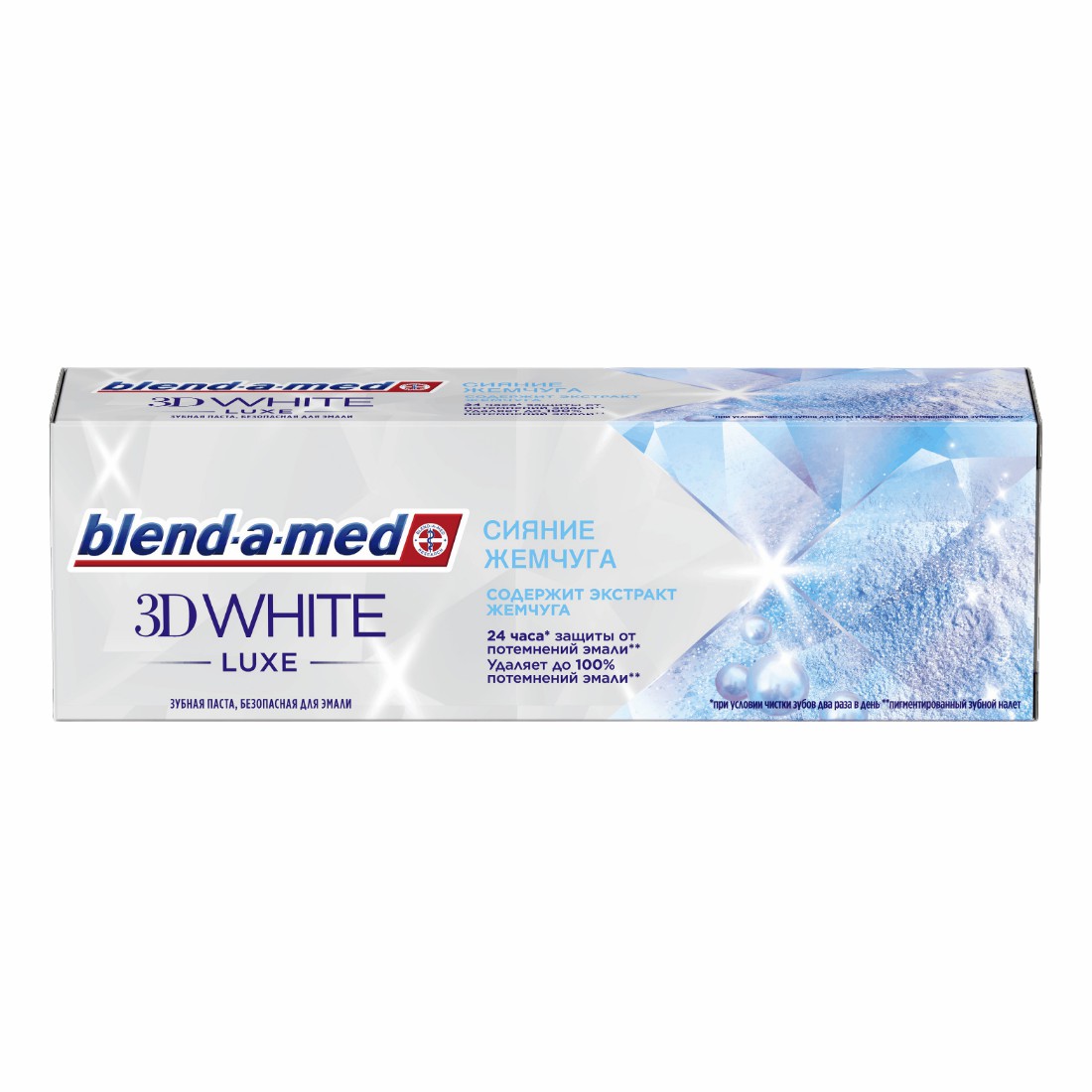 

Зубная паста Blend-a-med 3D White Luxe Сияние жемчуга отбеливающая 75 мл