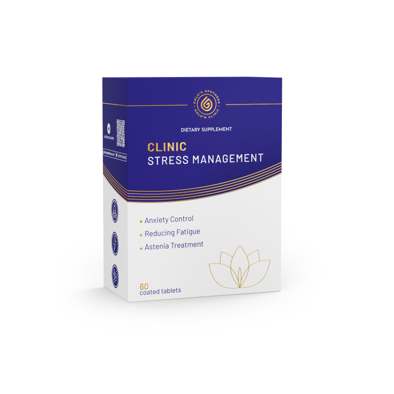 

Комплекс GOLD'N APOTHEKA Stress Management таблетки, 60 шт