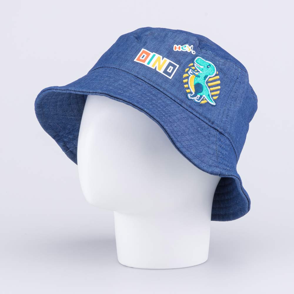 Панама детская Котофей 07711762-40 цв. синий р.52-54