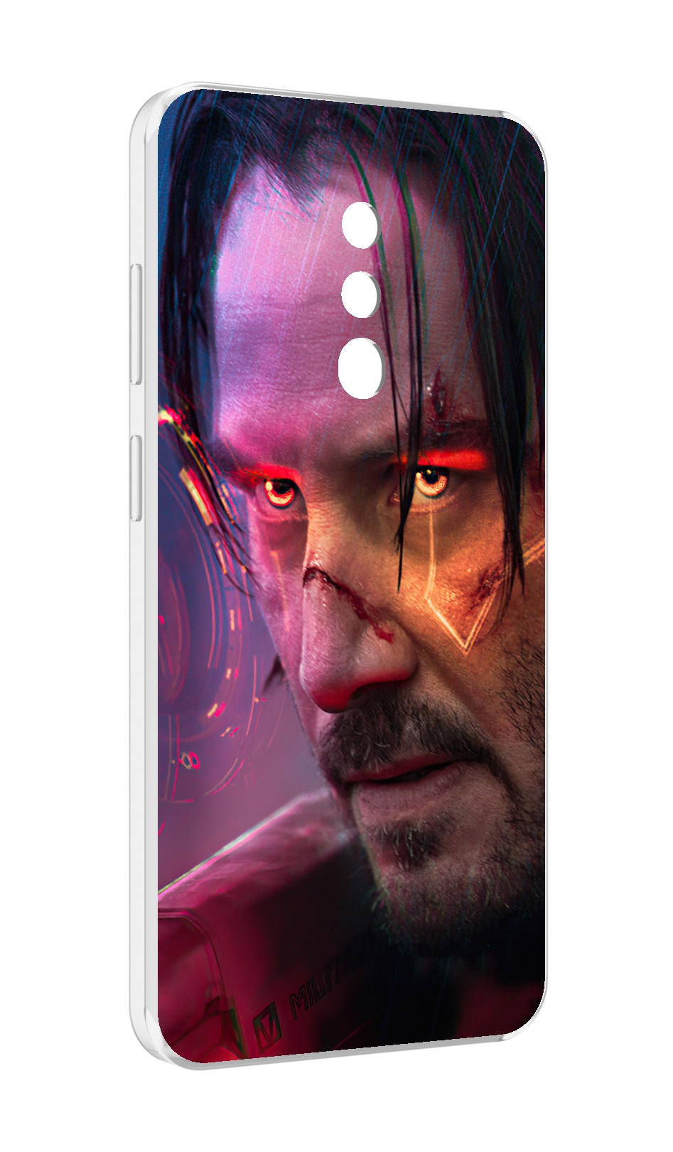 

Чехол MyPads cyberpunk 2077 Джонни Сильверхенд для Blackview BV5200, Прозрачный, Tocco