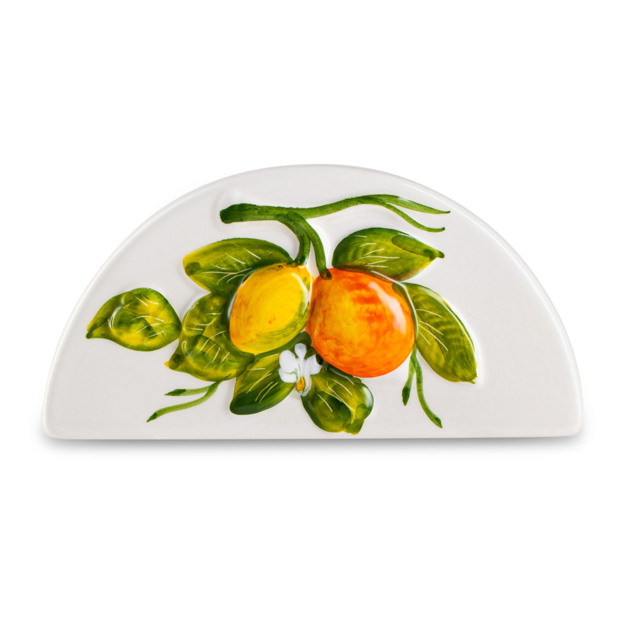 Салфетница Edelweiss Лимоны и апельсины керамика 15 х 5 см