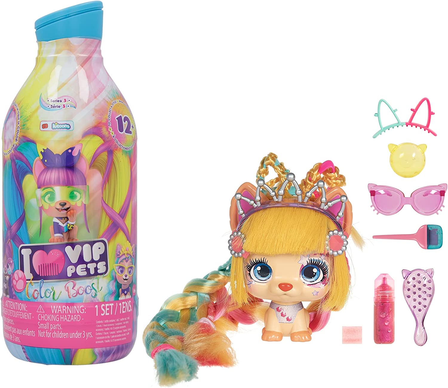 Игрушка VIP Pets Surprise COLOR BOOST Разноцветная магия