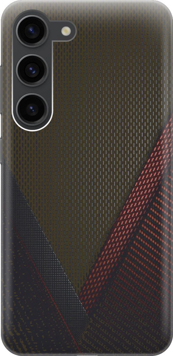 

Силиконовый чехол на Samsung Galaxy S23 с принтом "Полотна", Красный;черный, 158286