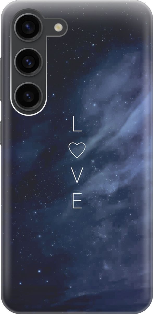 Силиконовый чехол на Samsung Galaxy S23 с принтом 