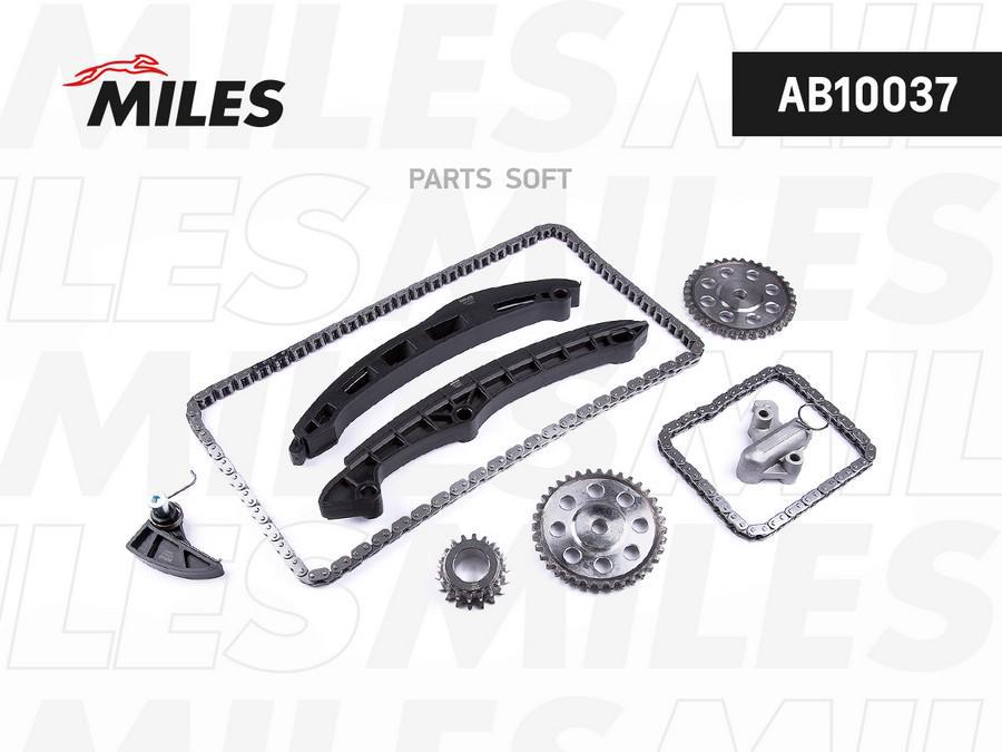 

MILES AB10037 Комплект цепи ГРМ VAG 1.4FSi-1.6FSi BAG/BLF/BLP 03- co звездочками 1шт