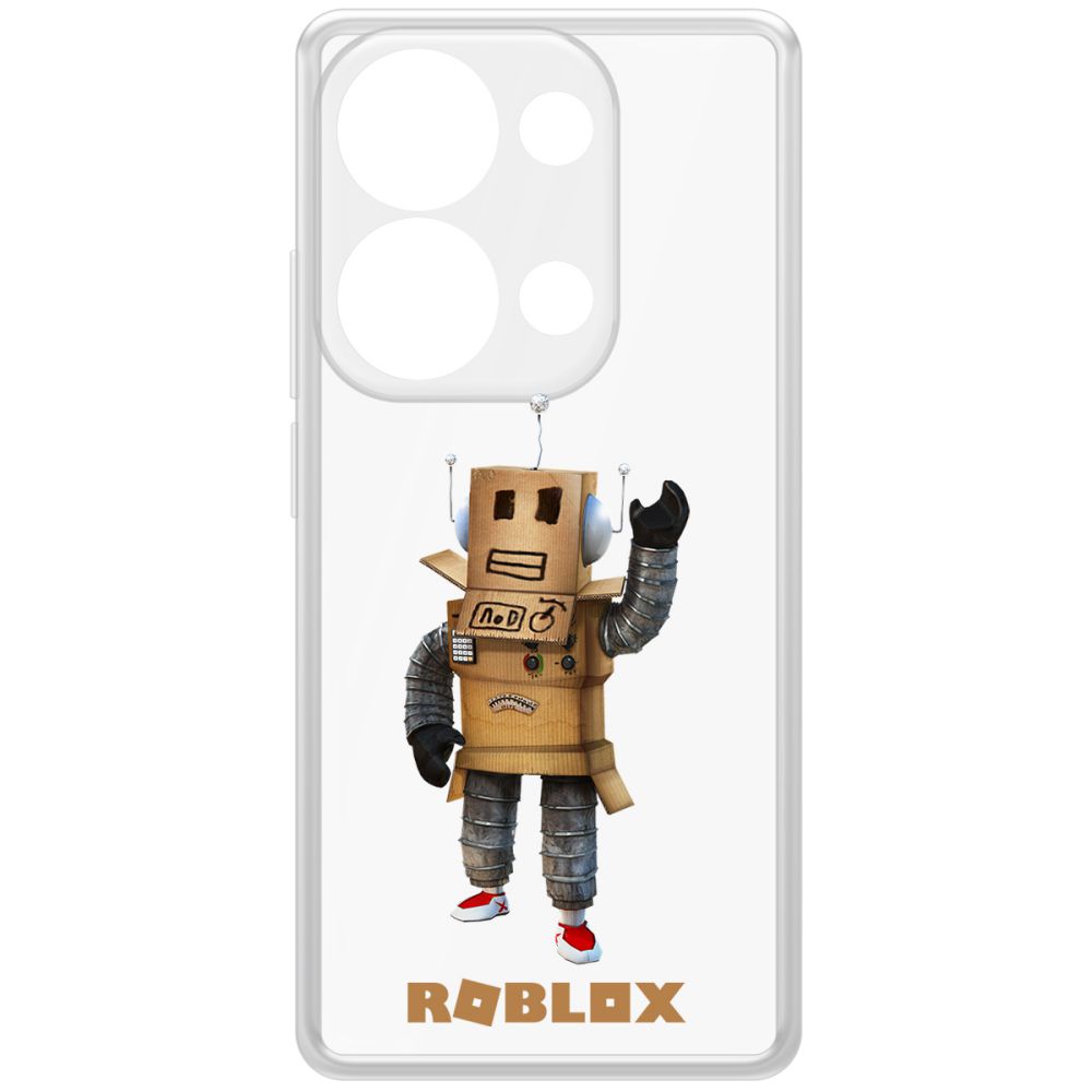 

Чехол-накладка Krutoff Clear Case Roblox-Мистер Робот для Xiaomi Redmi Note 13 Pro 4G, Прозрачный