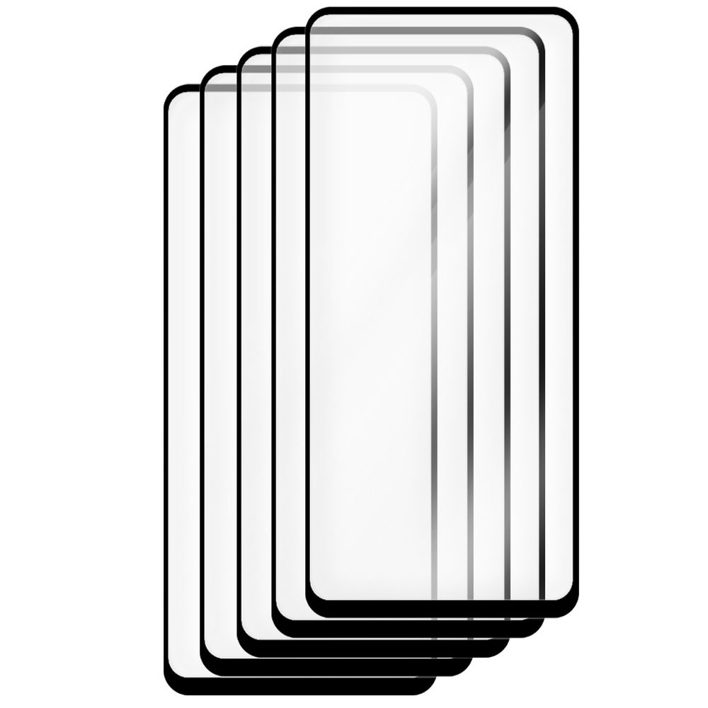 

Стекло защитное гибридное Krutoff Full Glue Premium для Huawei P40 (5шт)