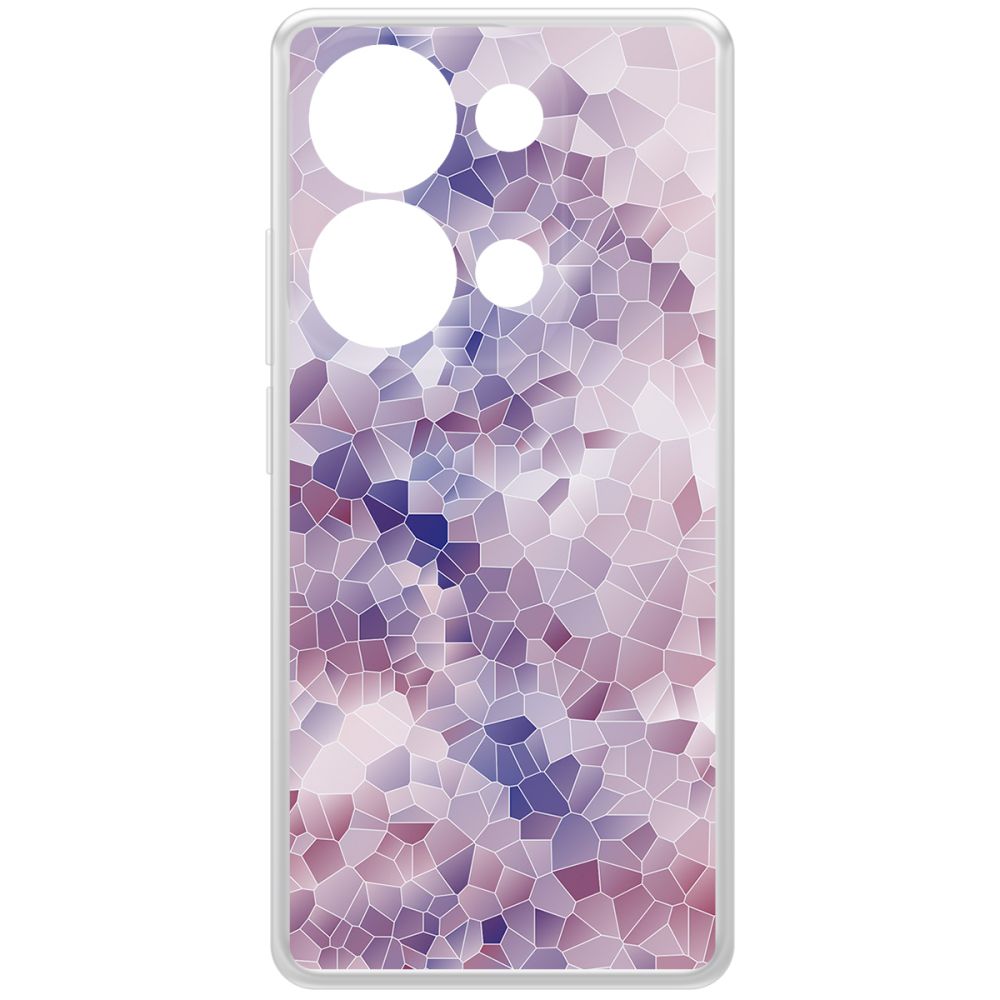 

Чехол-накладка Krutoff Clear Case Витраж 2 для Xiaomi Redmi Note 13 Pro 4G, Прозрачный