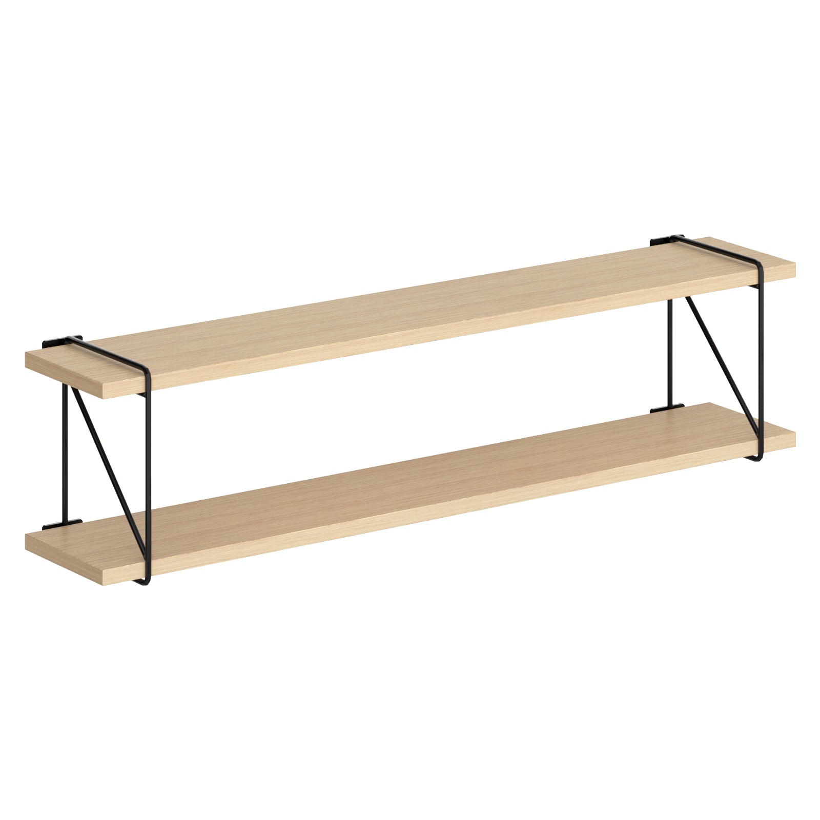 

Настенная полка с полкодержателями Skyland COFFEE SH3-ROD 860х166х214 легно светлый, SH3-ROD