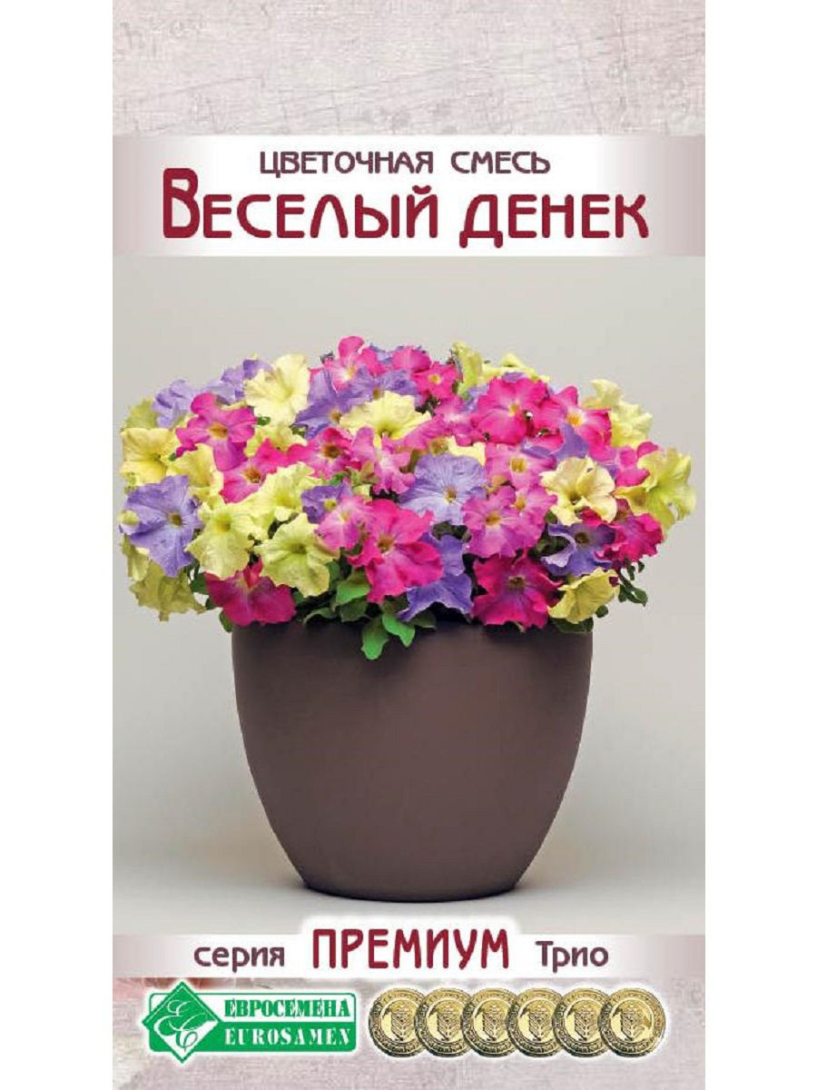 

Семена смесь цветов Евросемена Веселый денек 17564 1 уп., Веселый денек