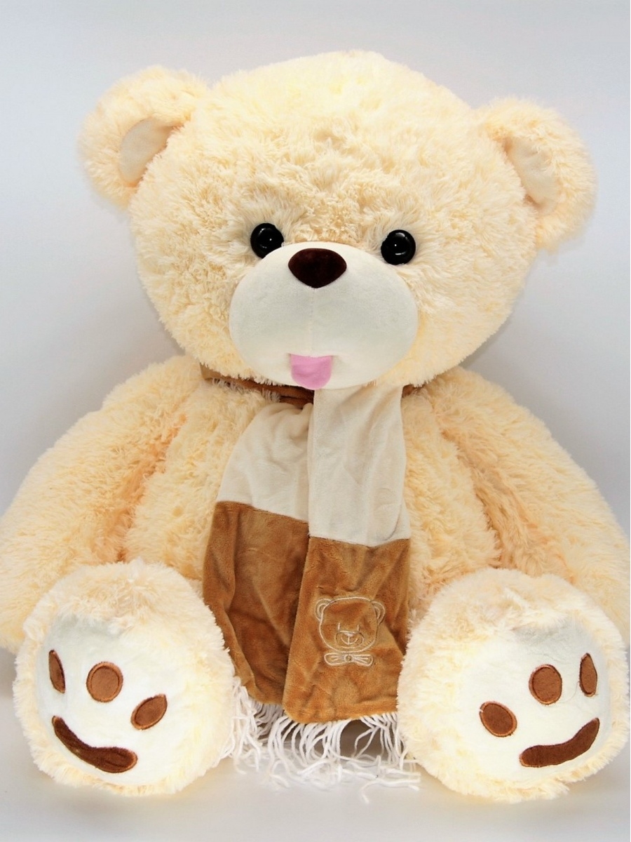 Мягкая игрушка АКИМБО КИТ Медведь в шарфике 90 см