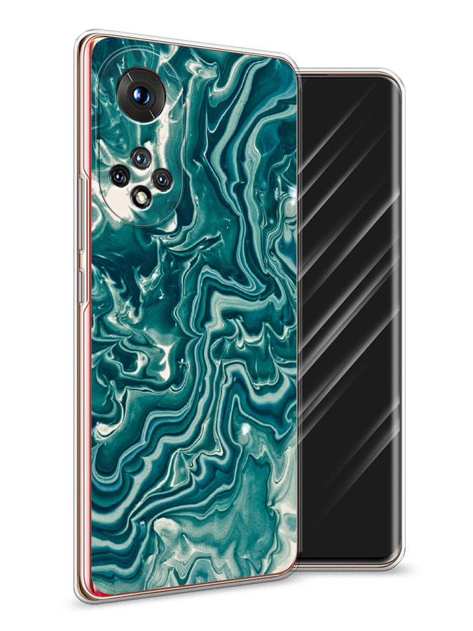 

Чехол Awog на Honor 50 "Минералы 4", Голубой, 6105450-3