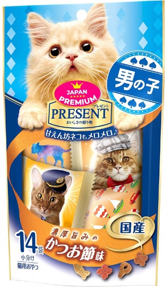 фото Лакомство для кошек japan premium pet лакомство на основе сушеного тунца бонито, 42г