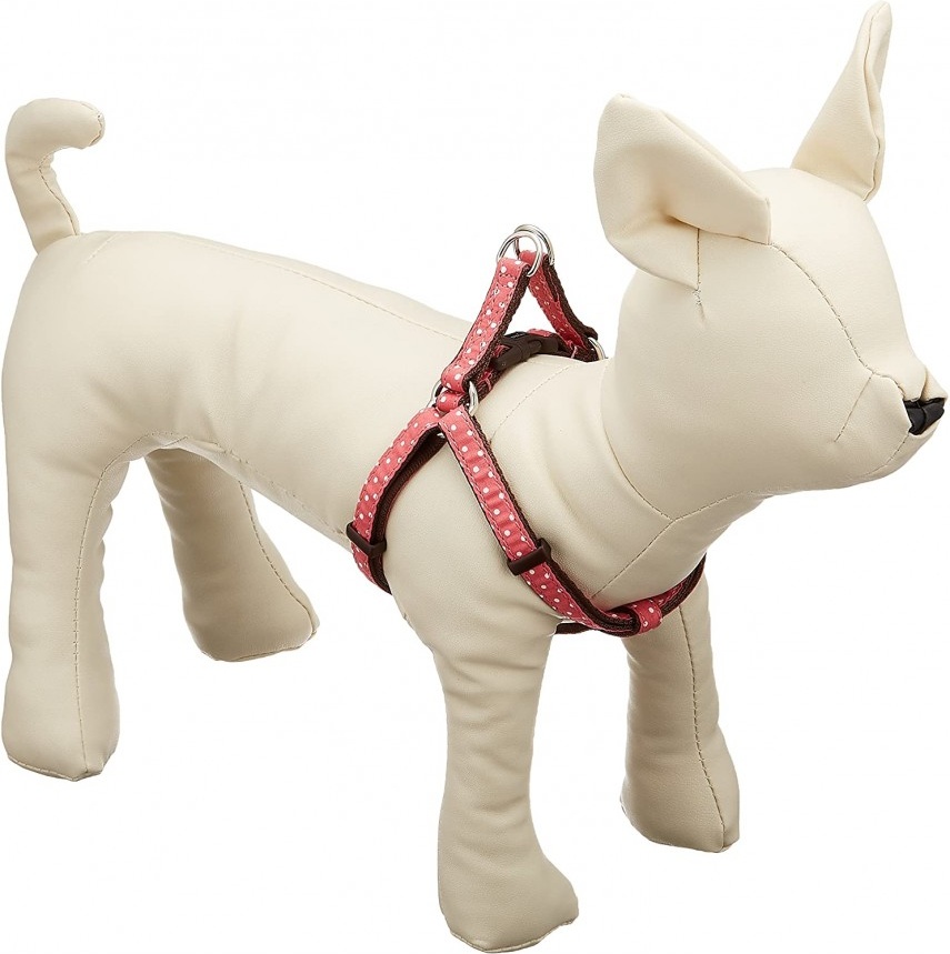 Шлейка для собак Japan Premium Pet M, нейлон, хлопок, розовый