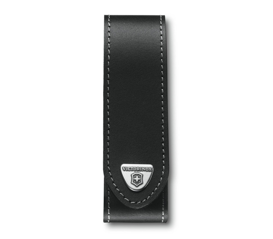 Чехол Victorinox Ranger Grip из натуральной кожи, черный, 13,2х4,2х3,5 см