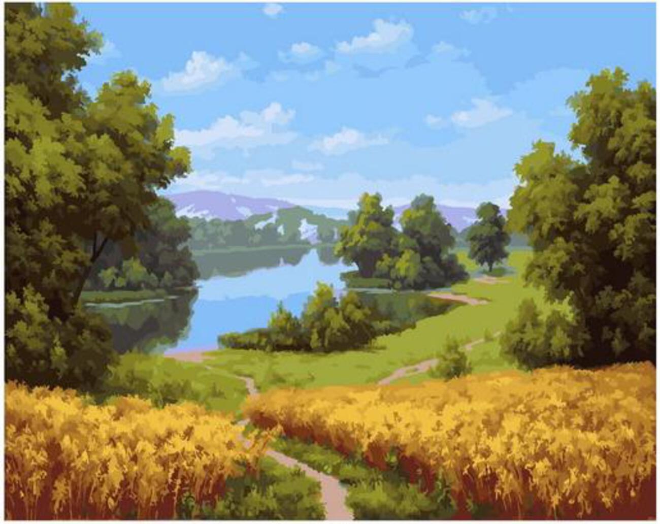 

Картина по номерам Paintboy PK 90016 Хлеба зреют (Бабичев В.) 40*50, PK90016