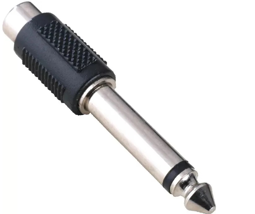 

Переходник PREMIER-AV RCA - Jack 6.3 Silver, Серебристый, mono