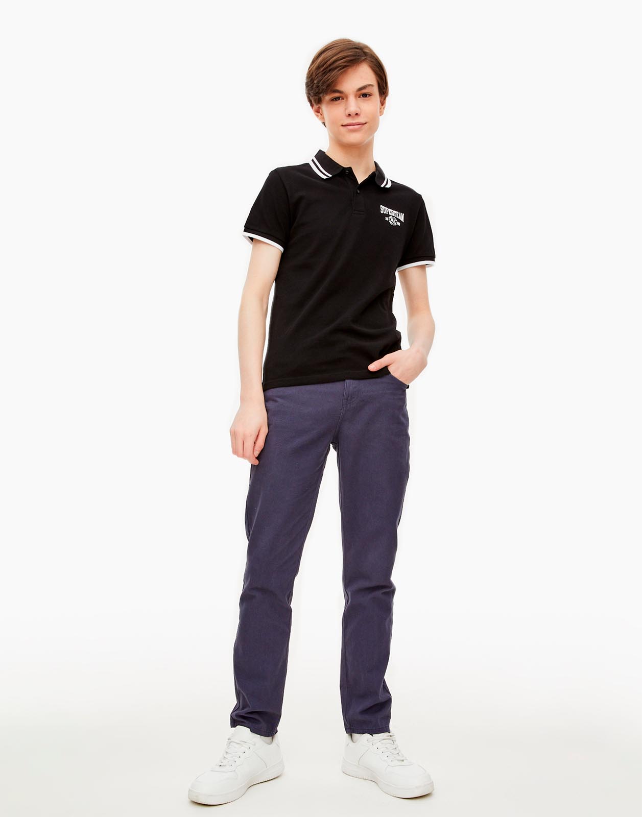 

Брюки детские Gloria Jeans BSU000186, темно-серый 116, BSU000186