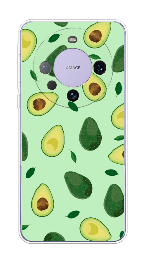 

Чехол на Huawei Mate 60 Pro "Blue avocado", Коричневый;зеленый, 6122250-1