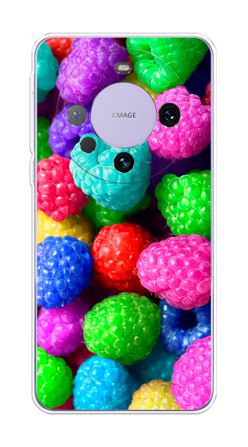 

Чехол на Huawei Mate 60 Pro "Леденцовая малина", Фиолетовый;розовый;зеленый, 6122250-1
