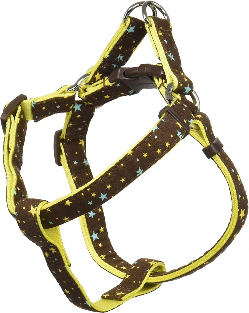 

Шлейка для собак Japan Premium Pet M, нейлон, хлопок, коричневый, HS-KH19.TBD/BR