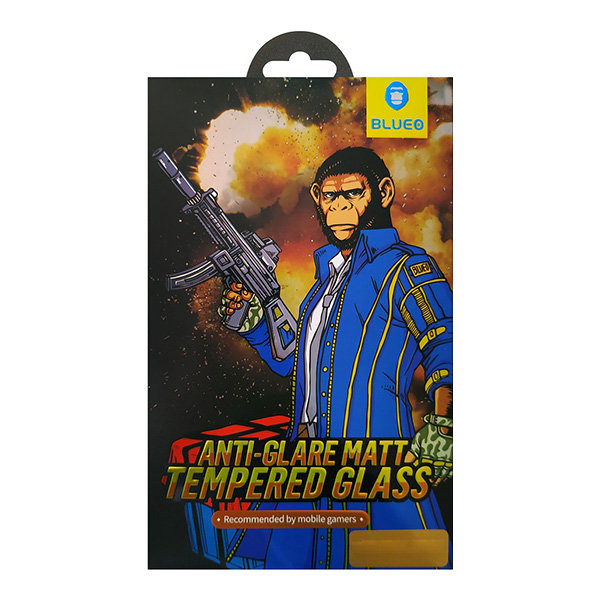 

Матовое Стекло Blueo 2.5 D Silk Full Cover Anti-glare для iPhone 6/6S/7/8 Black, 2.5 D Silk Full Cover Anti-glare