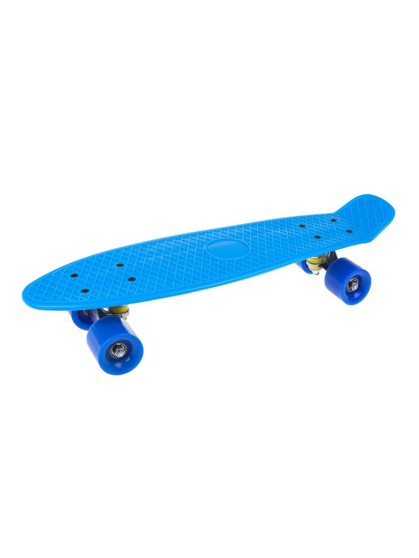 Скейтборд-пенниборд Наша Игрушка пластик, синий скейтборд пластиковый 41x12cm sportex e33084 синий sk402