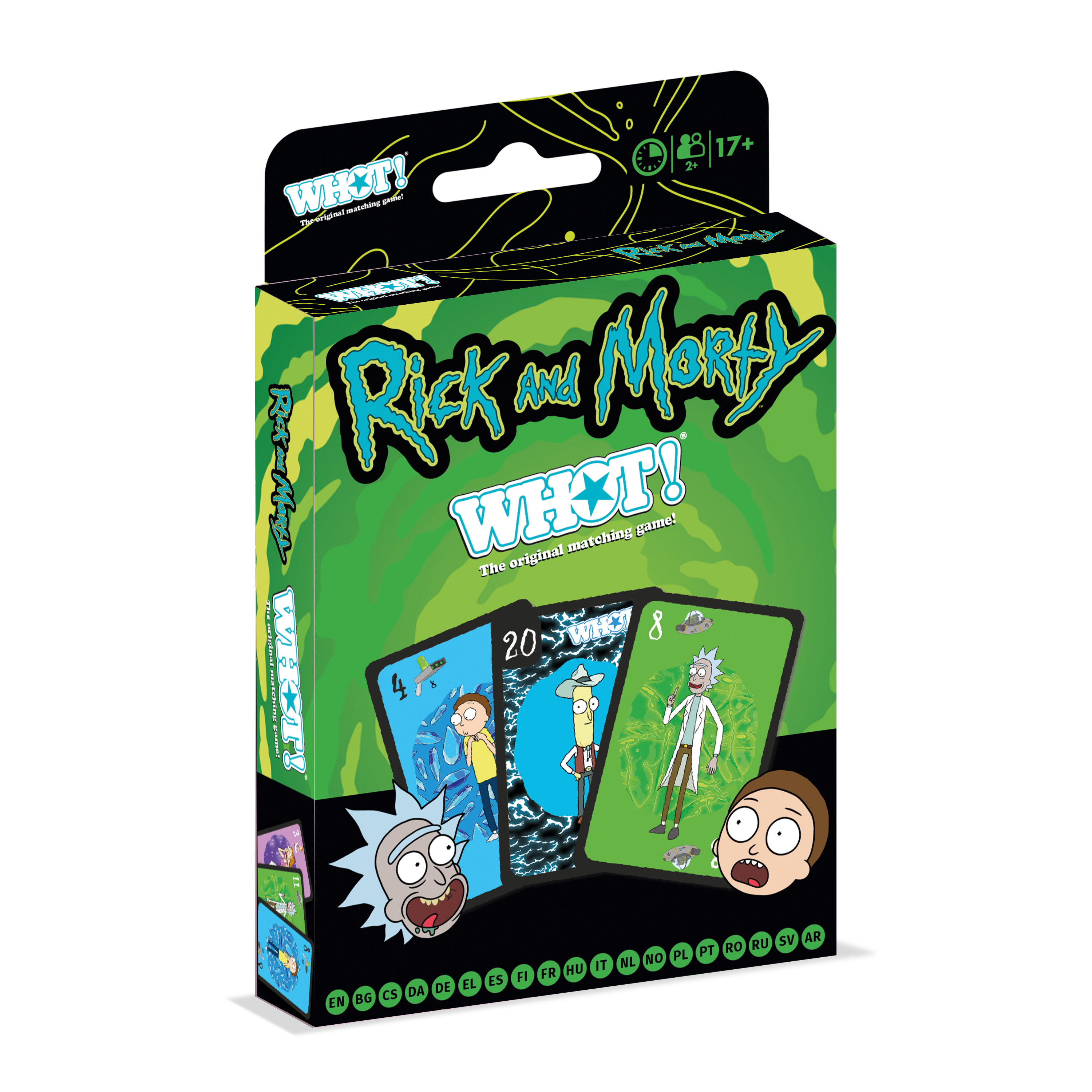 

Настольная игра Winning Moves WHOT Rick and Morty УНО Рик и Морти WM02941ML112