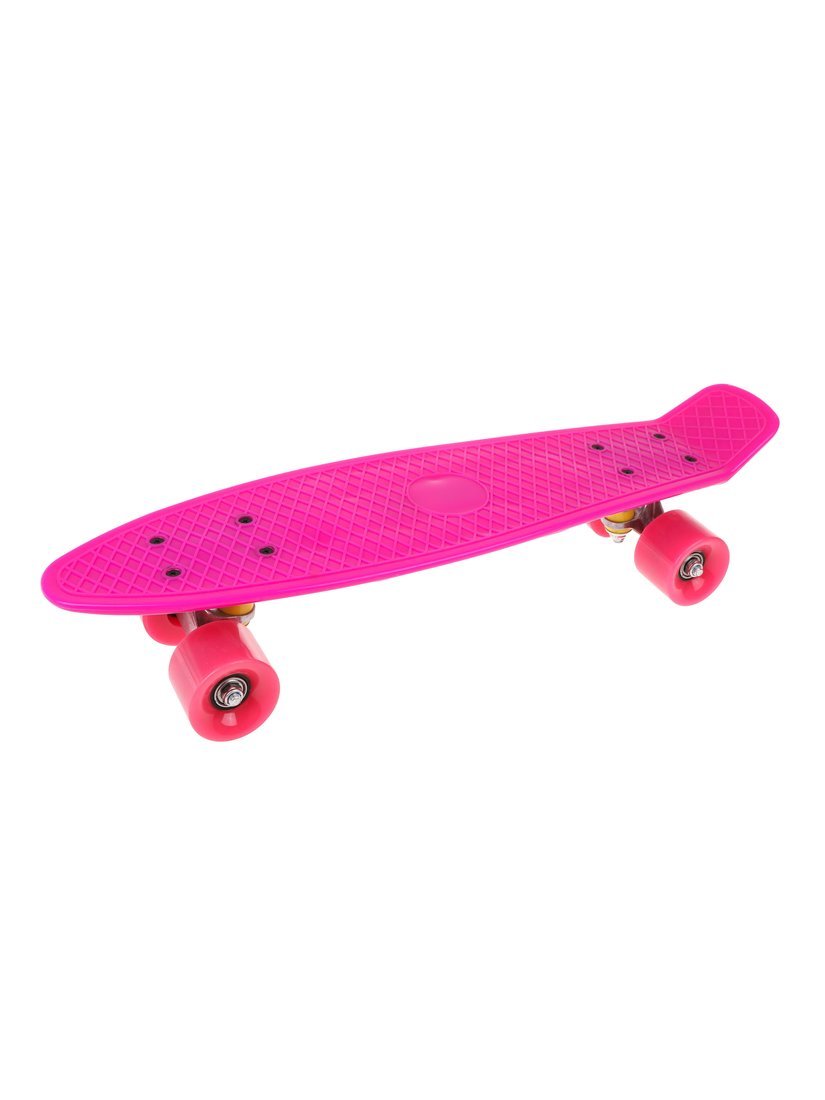 Скейтборд-пенниборд Наша Игрушка пластик, розовый пенниборд 22 розовый