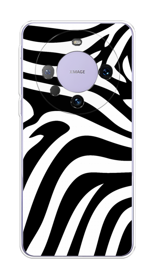 

Чехол на Huawei Mate 60 Pro "Полоски зебры", Черный;белый;бежевый, 6122250-1
