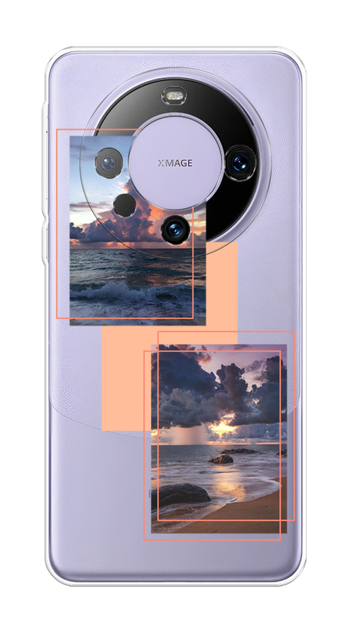 

Чехол на Huawei Mate 60 Pro "Sky collage", Розовый;прозрачный;синий, 6122250-1