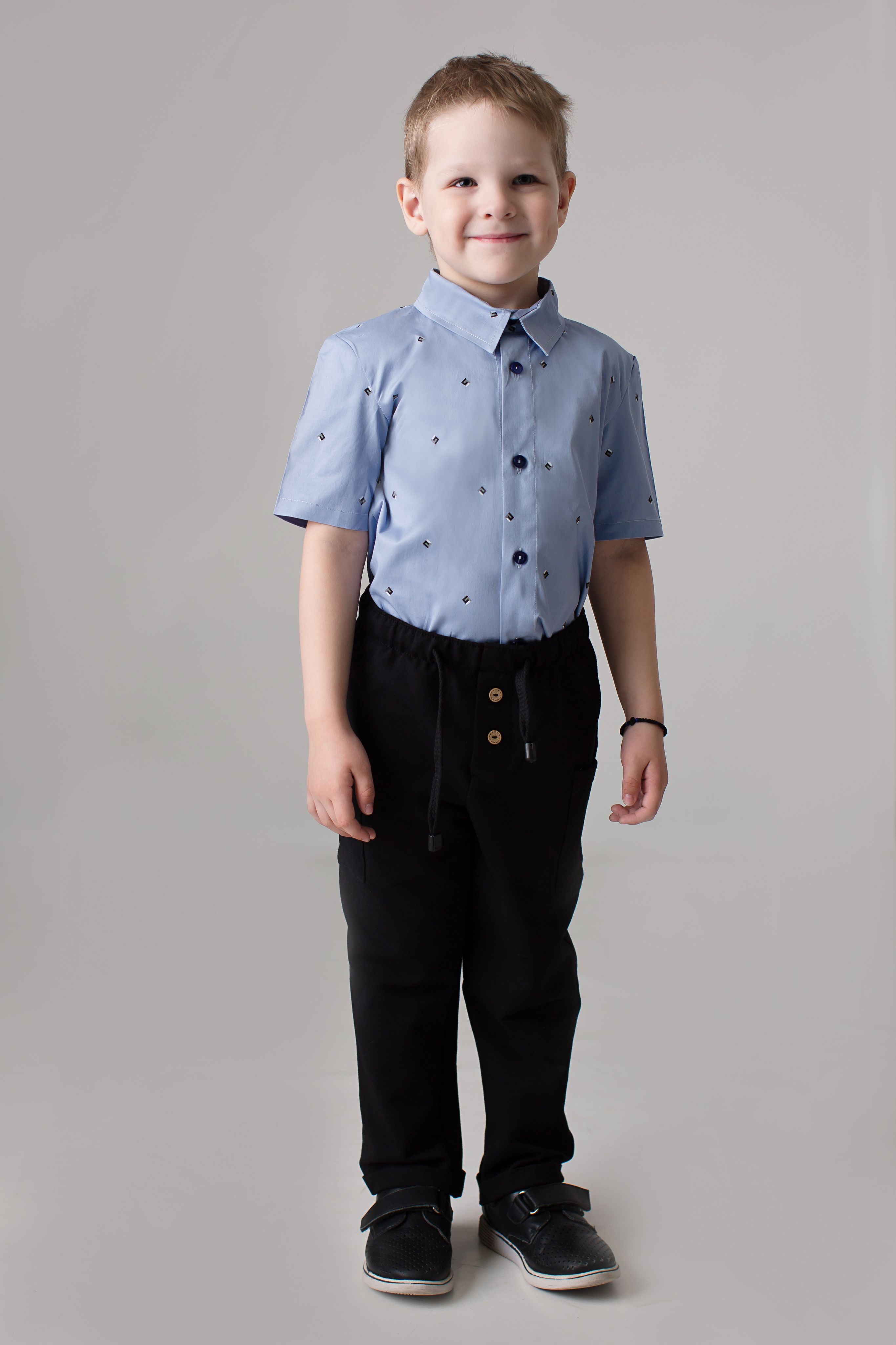 Брюки детские Small Giraffe SG0009, черный, 122