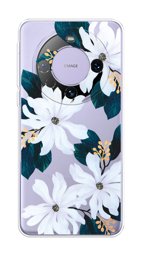 

Чехол на Huawei Mate 60 Pro "Delilah Flower", Зеленый;белый, 6122250-1