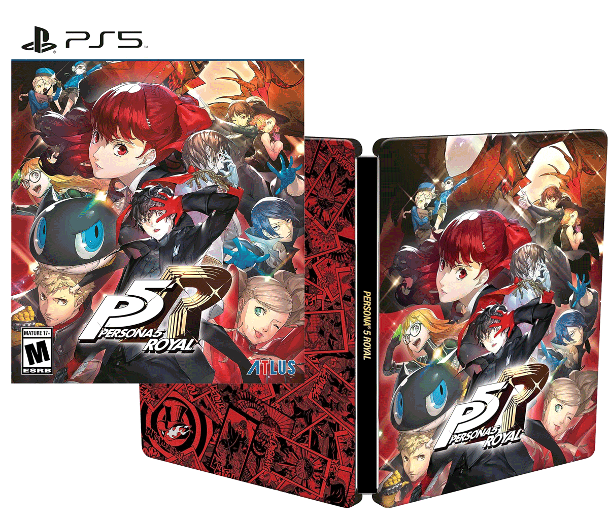 Игра Persona 5 Royal Launch Steelbook Edition (PS5, полностью на иностранном языке)