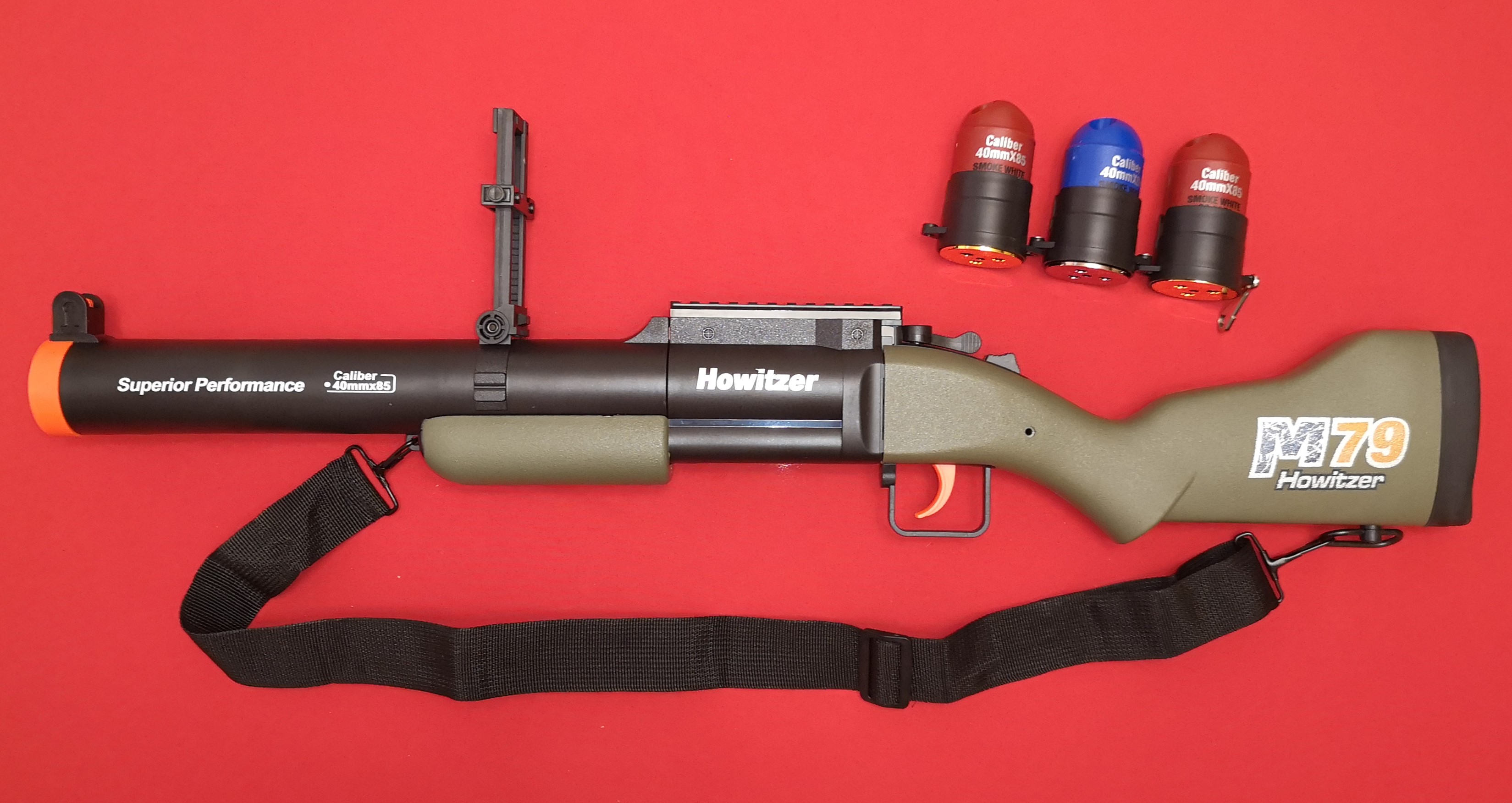 Набор игрушечного оружия Маленькие чудеса Гранатомёт M79 40-мм M79-R-Bk поролоновые пули