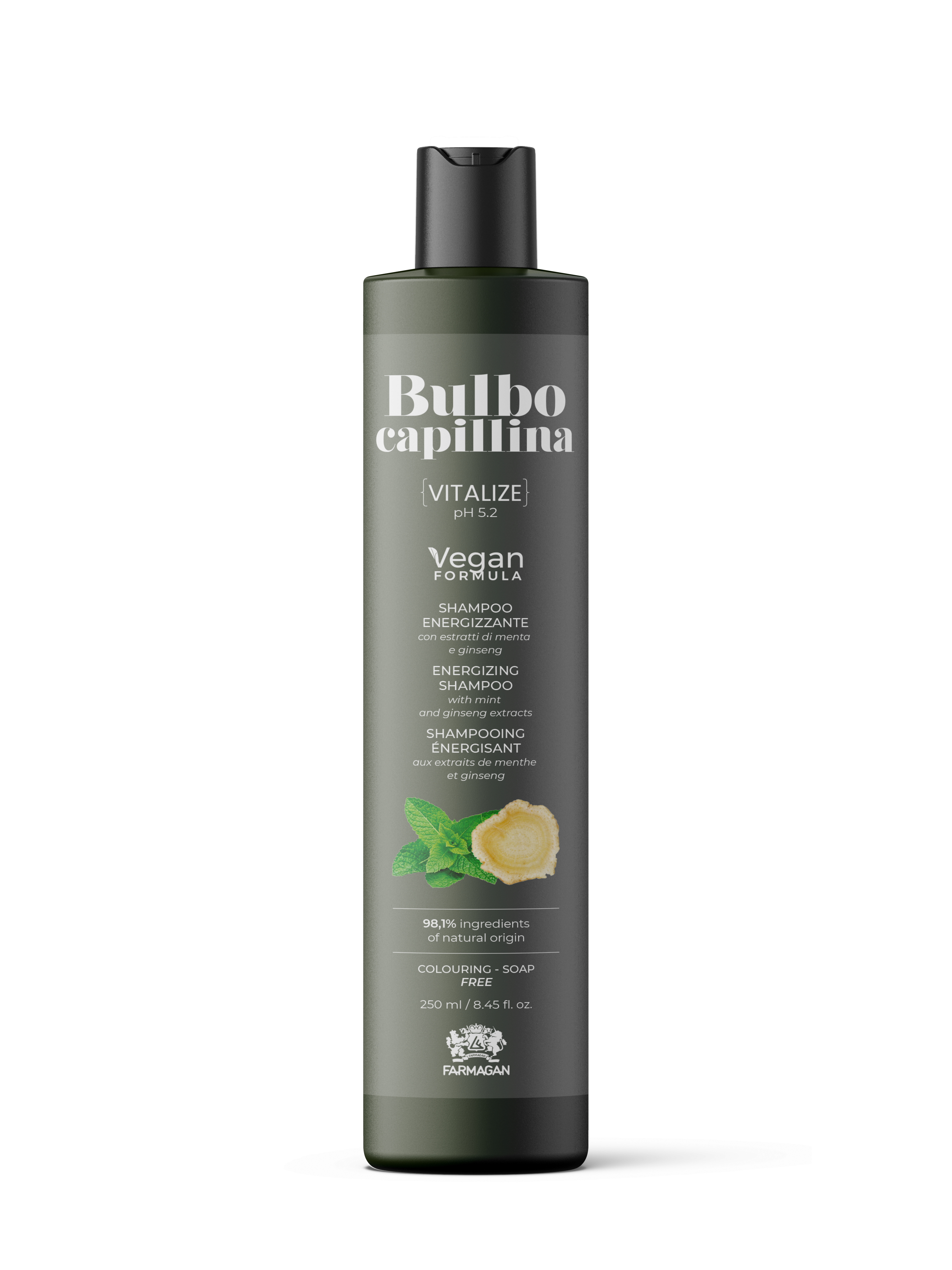 Шампунь против выпадения волос Farmagan Оживление Bulbo Capillina Vitalize 250мл