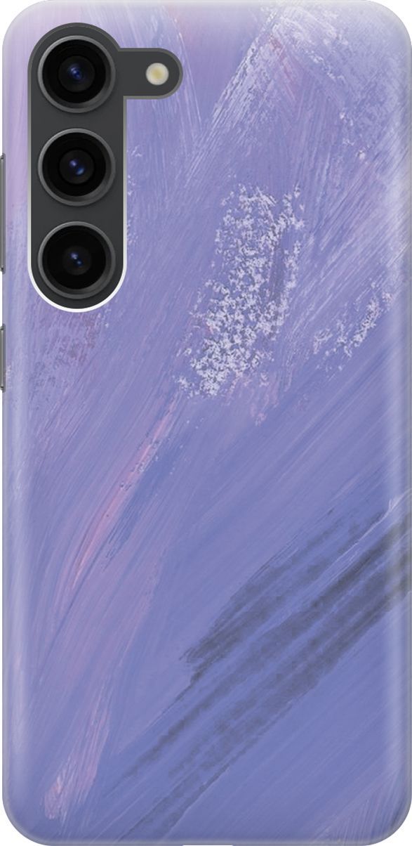 

Силиконовый чехол на Samsung Galaxy S23 с принтом "Сиреневые мазки", Серый;фиолетовый, 158292