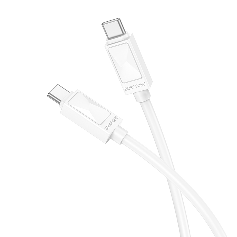 

Кабель USB Type-C-USB Type-C BOROFONE BX109aa 1м белый, BX109aa