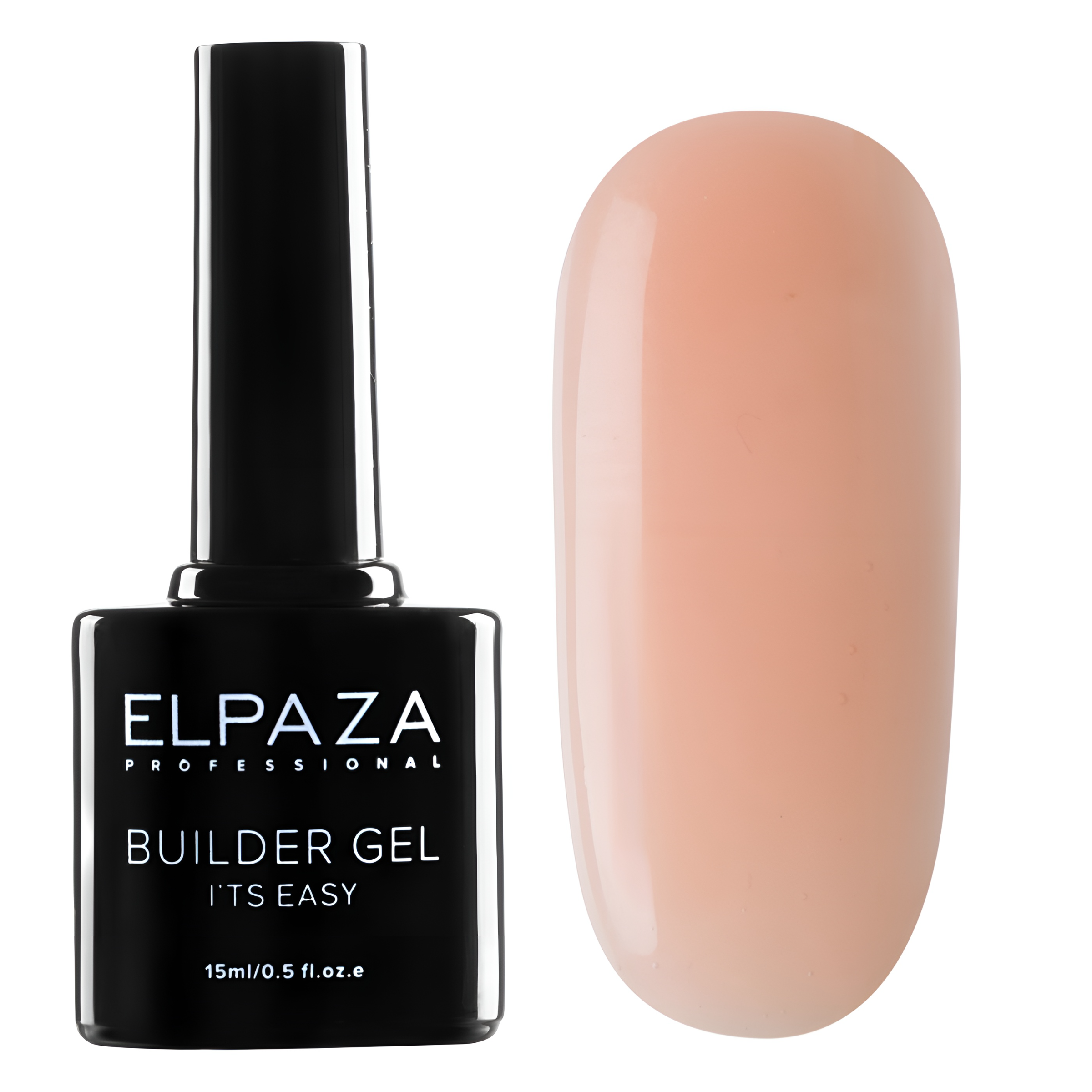 Гель для наращивания ногтей с кисточкой ELPAZA Builder Gel It's Easy №3 15 мл global fashion гель для наращивания ногтей белый white