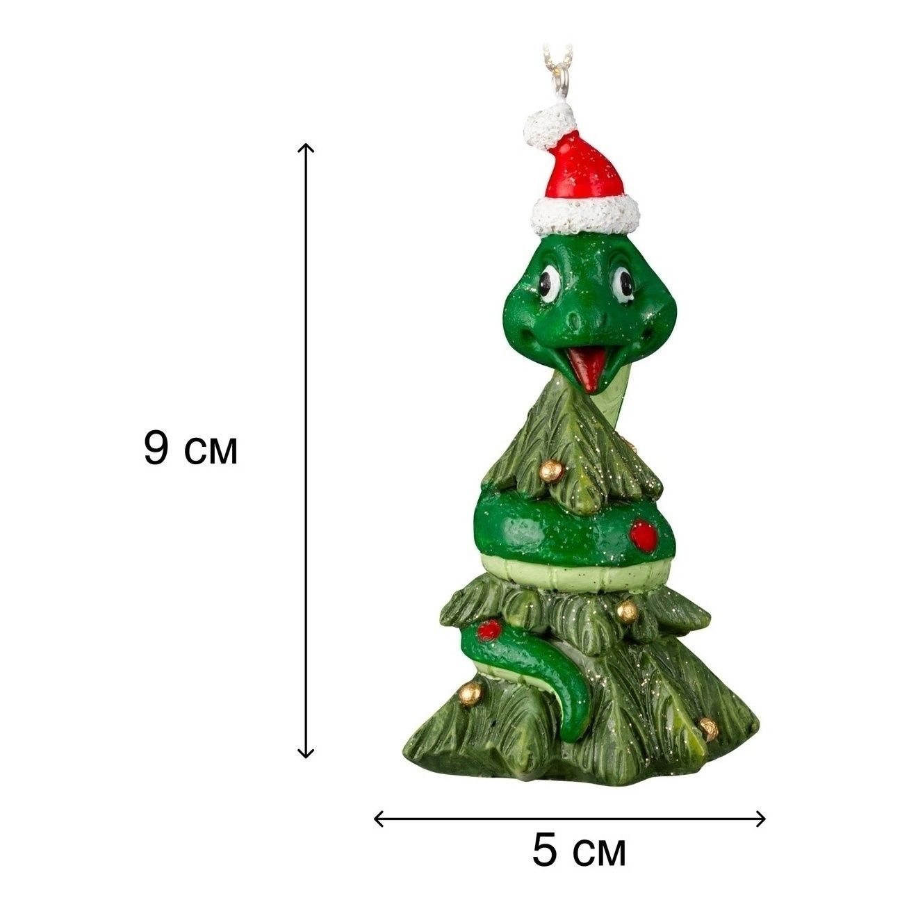 Подвесное украшение Erich Krause Змея на елке 5 х 9 х 3 см 899₽