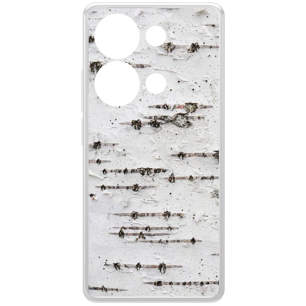 

Чехол-накладка Krutoff Clear Case Березка для Xiaomi Redmi Note 13 Pro 4G, Прозрачный