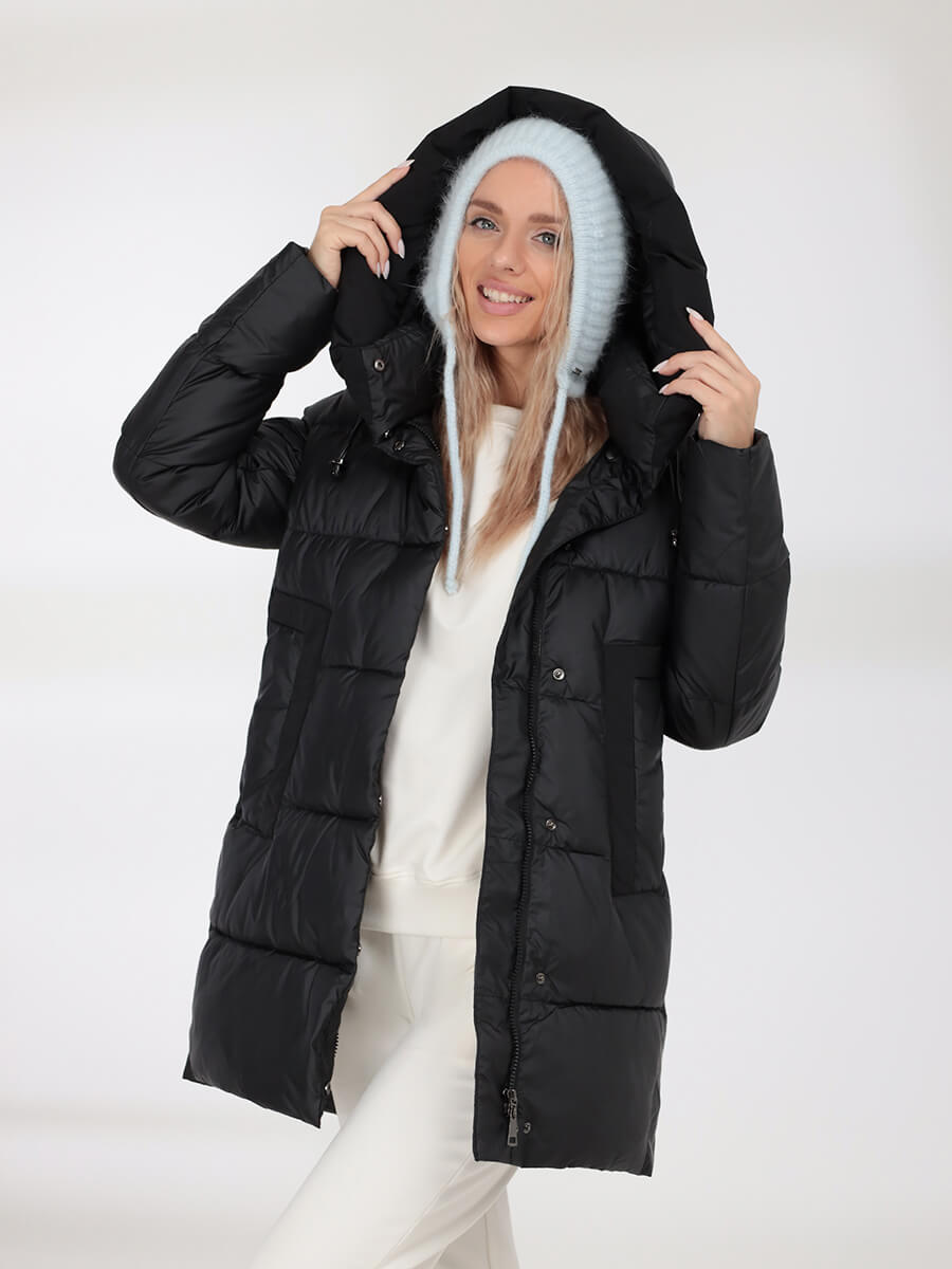 

Куртка женская Vitacci CLA8019-01 черная 2XL, Черный, CLA8019-01