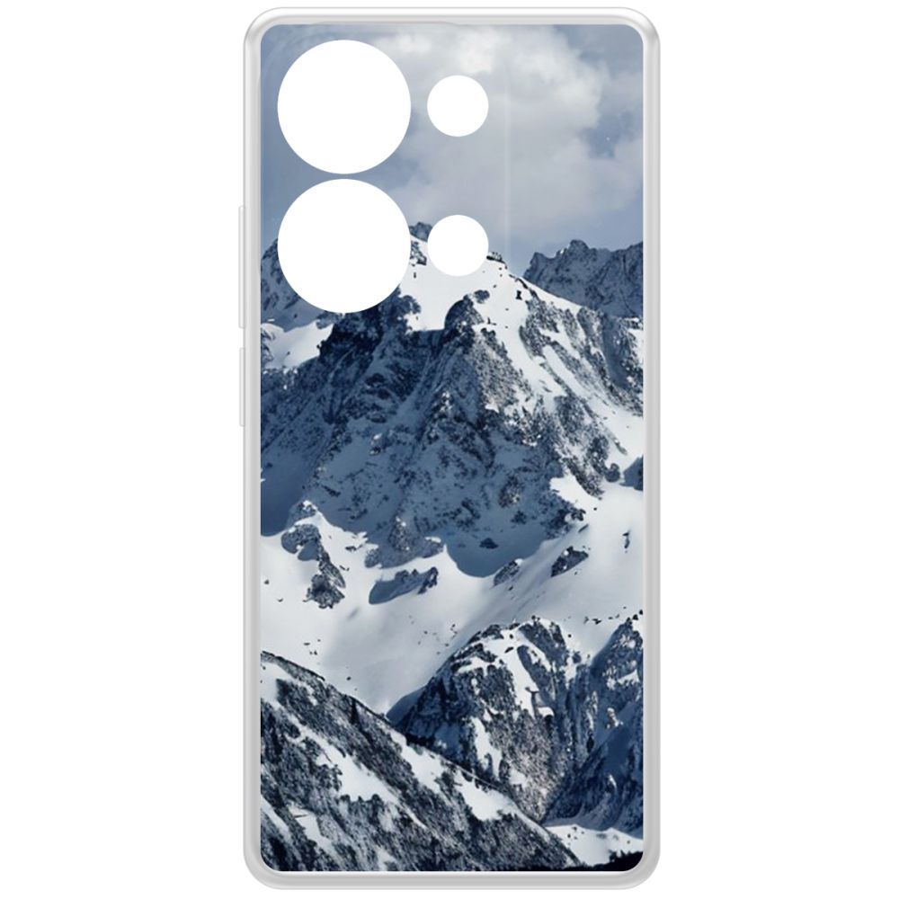 

Чехол-накладка Krutoff Clear Case Горы для Xiaomi Redmi Note 13 Pro 4G, Прозрачный