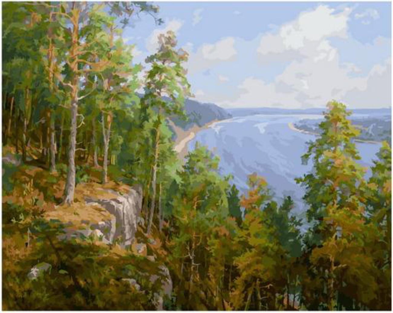 

Картина по номерам Paintboy PK 90001 Кама. Вид с красной горки (Басов Сергей) 40*50, Кама. Вид с красной горки Басов Сергей
